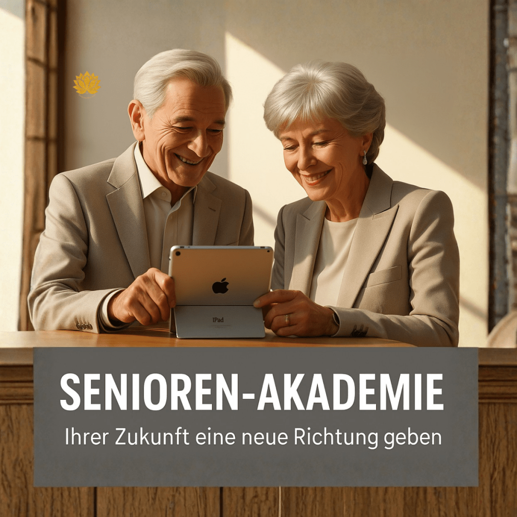 „Die Senioren-Akademie ist mehr als digitale Schulung. Sie ist ein Lebenskompetenz-Programm für Späteinsteiger 60+. Dieses Programm vereint Technik, Selbstverwirklichung, Gesundheit und Gemeinschaft.“